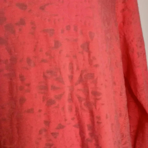 2/$30 Coral Long-Sleeve V-Neck Bold intricate NORTHCREST hoodie(#828) - Picture 4 of 9